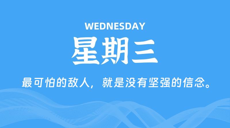 07月22日，星期三, 每天60秒读懂全世界！-云潮源码库